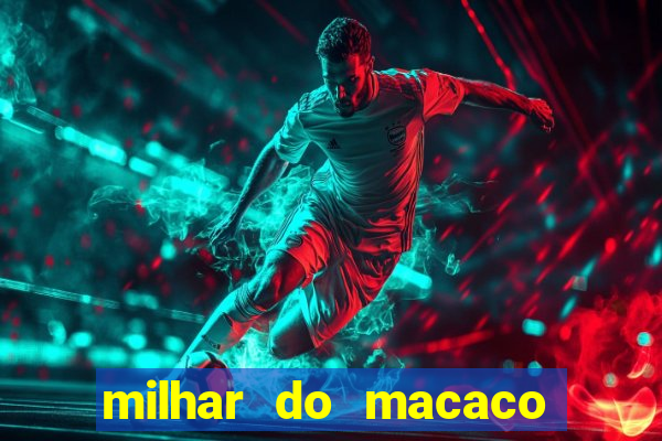 milhar do macaco que mais saem no jogo do bicho