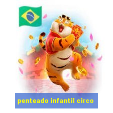 penteado infantil circo