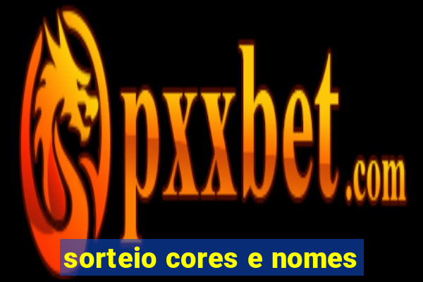 sorteio cores e nomes