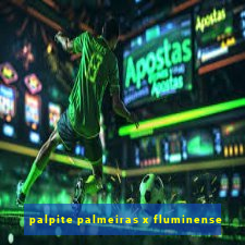 palpite palmeiras x fluminense