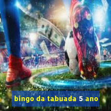 bingo da tabuada 5 ano