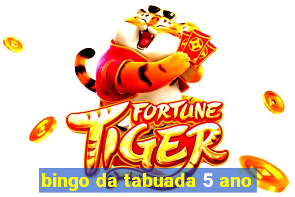 bingo da tabuada 5 ano