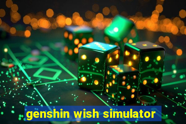 genshin wish simulator