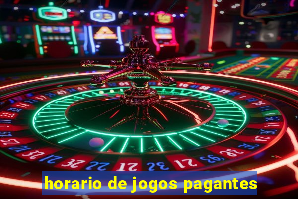 horario de jogos pagantes