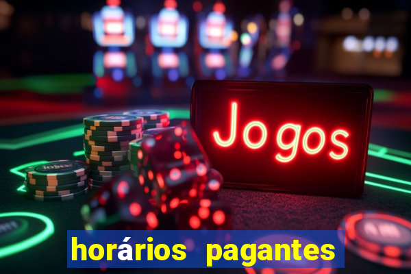 horários pagantes pg soft