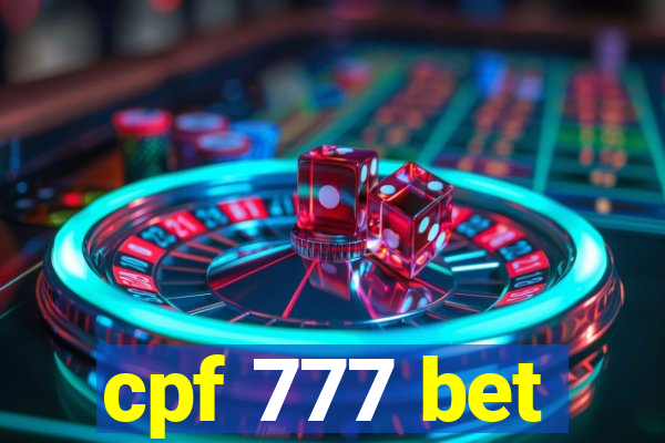 cpf 777 bet