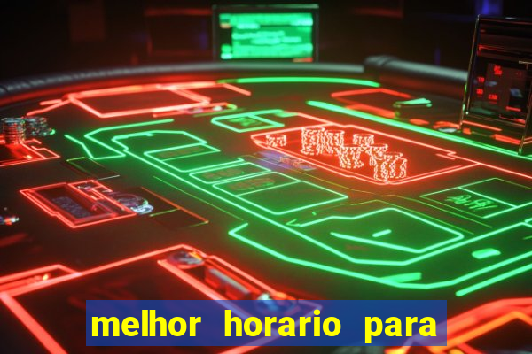 melhor horario para jogar fortune rabbit