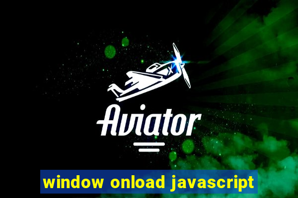 window onload javascript