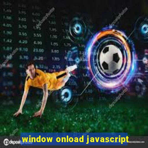 window onload javascript