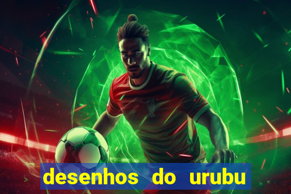 desenhos do urubu do flamengo para colorir