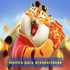 mantra para prosperidade