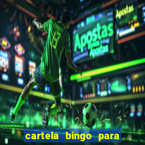 cartela bingo para cha de cozinha imprimir gratis