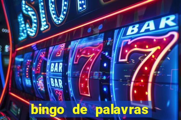 bingo de palavras cha de bebe