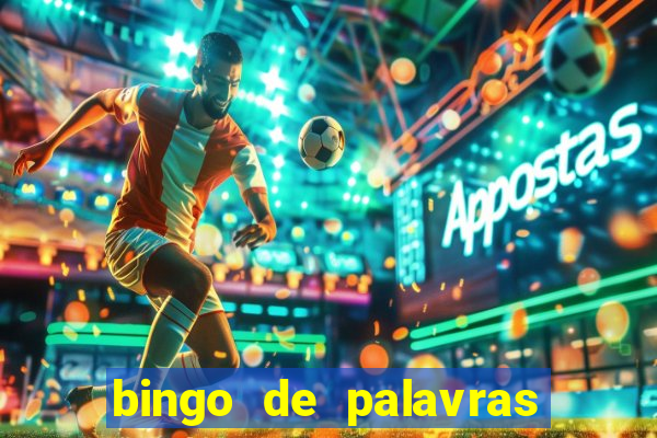 bingo de palavras cha de bebe