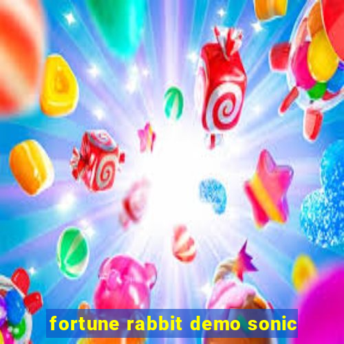 fortune rabbit demo sonic