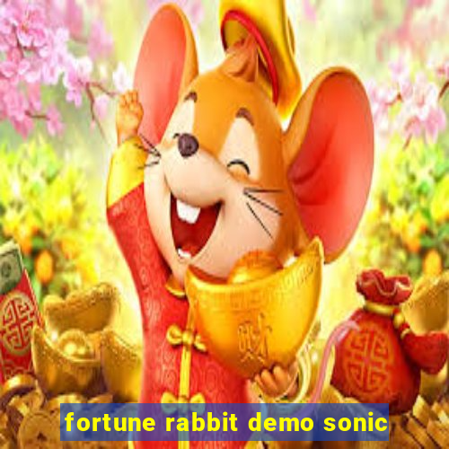 fortune rabbit demo sonic