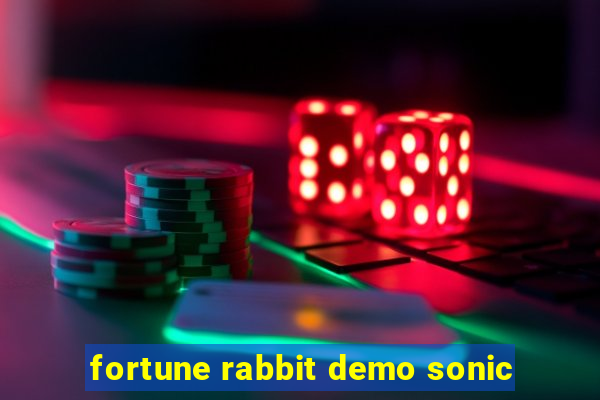 fortune rabbit demo sonic