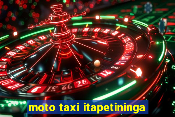 moto taxi itapetininga