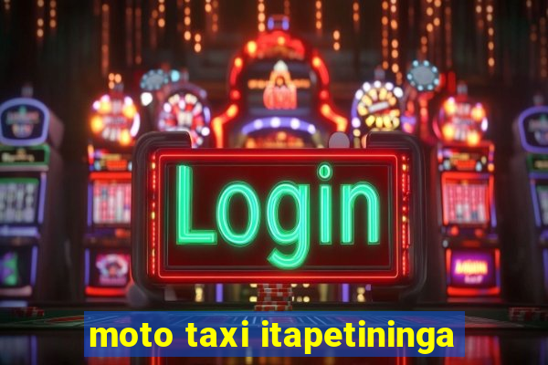 moto taxi itapetininga