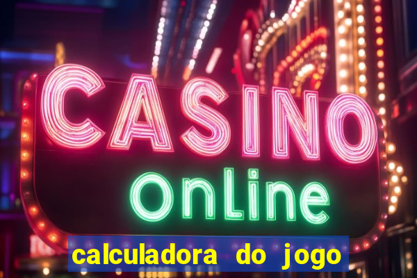 calculadora do jogo do bicho