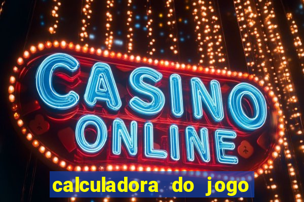 calculadora do jogo do bicho