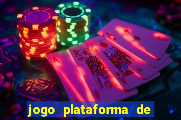 jogo plataforma de 3 reais