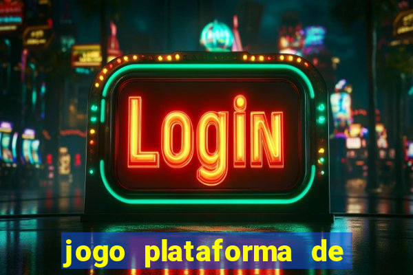 jogo plataforma de 3 reais