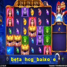 beta hcg baixo e gravidez evoluiu