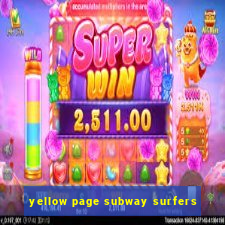 yellow page subway surfers