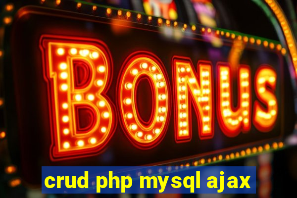 crud php mysql ajax