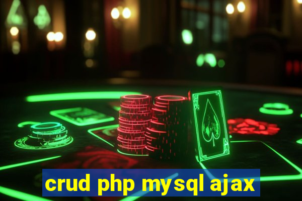 crud php mysql ajax