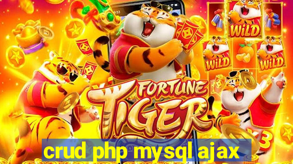 crud php mysql ajax