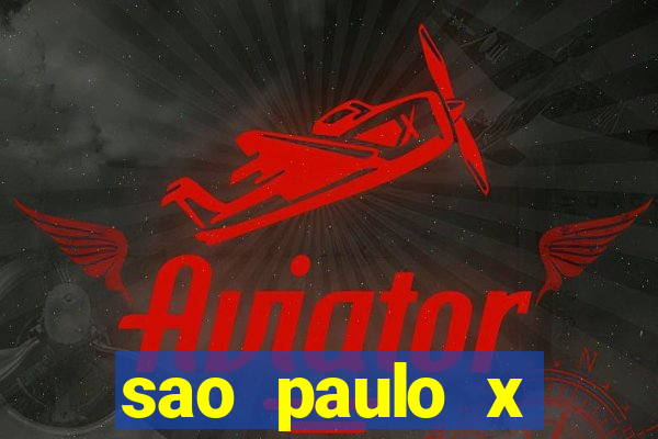 sao paulo x botafogo palpite