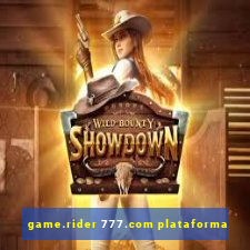 game.rider 777.com plataforma