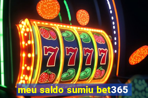 meu saldo sumiu bet365