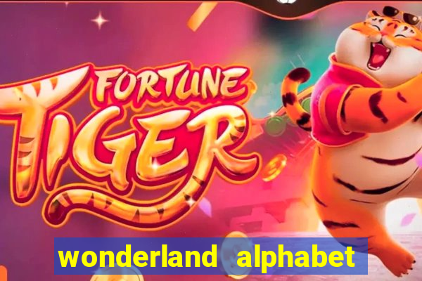 wonderland alphabet comic studio