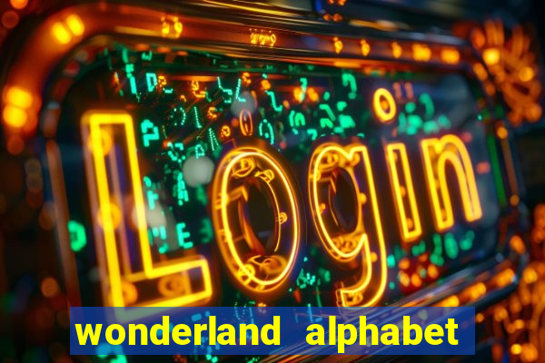 wonderland alphabet comic studio