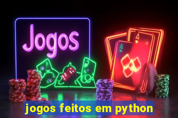 jogos feitos em python