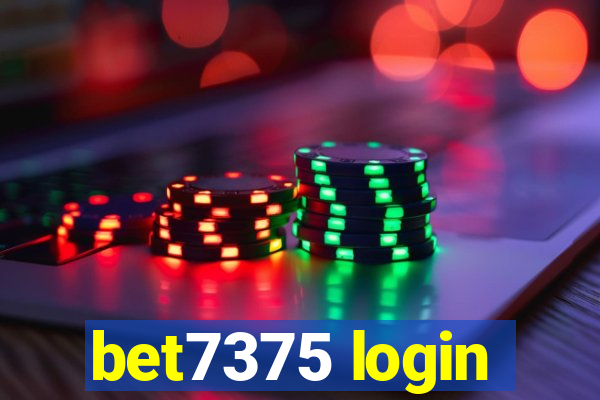 bet7375 login