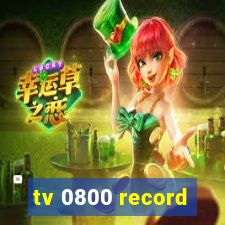 tv 0800 record