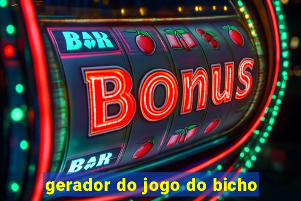 gerador do jogo do bicho