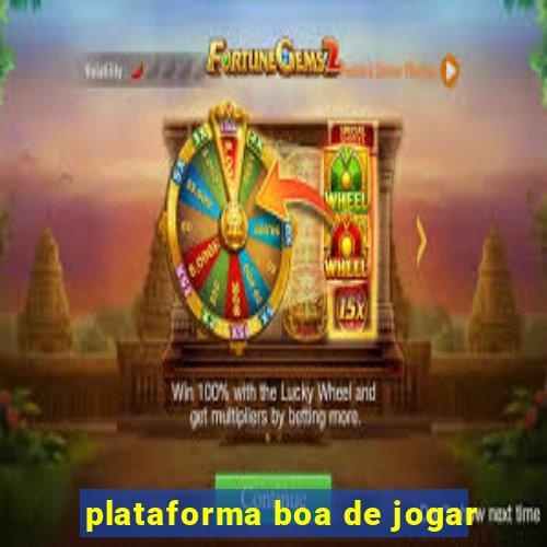 plataforma boa de jogar