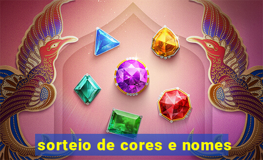 sorteio de cores e nomes