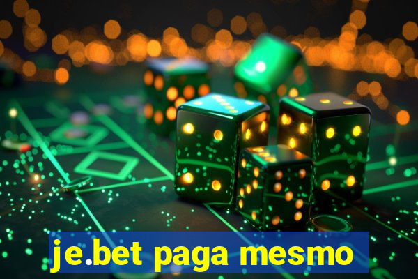 je.bet paga mesmo