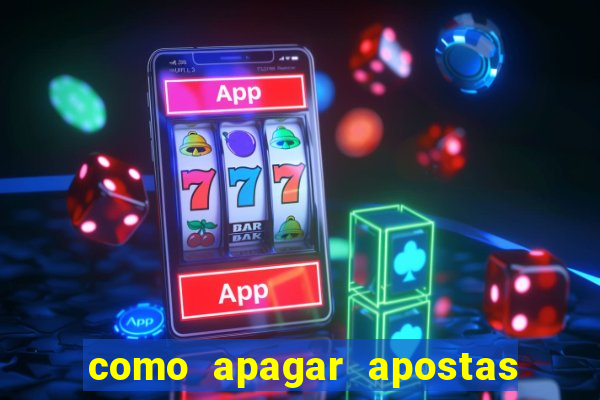 como apagar apostas no app da caixa