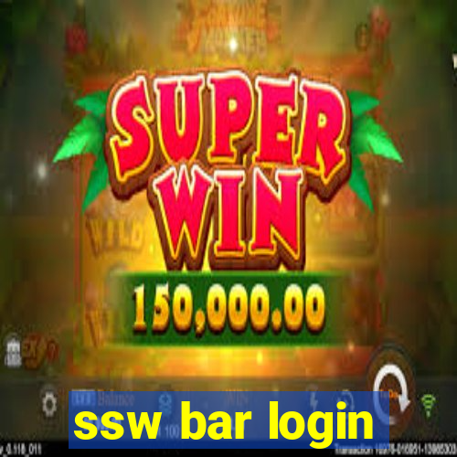 ssw bar login