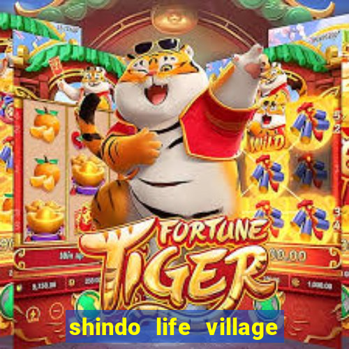 shindo life village blaze private server codes