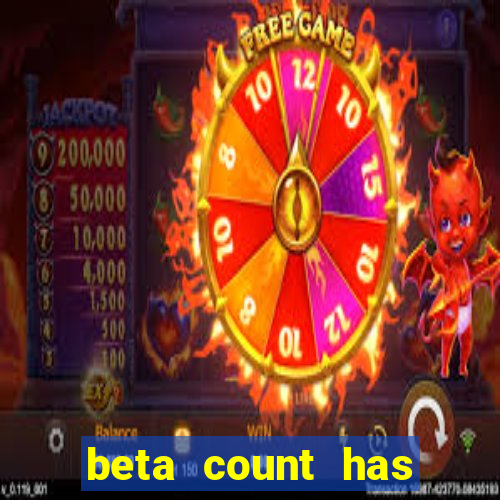 beta count has changed pt br