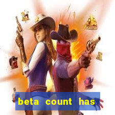 beta count has changed pt br