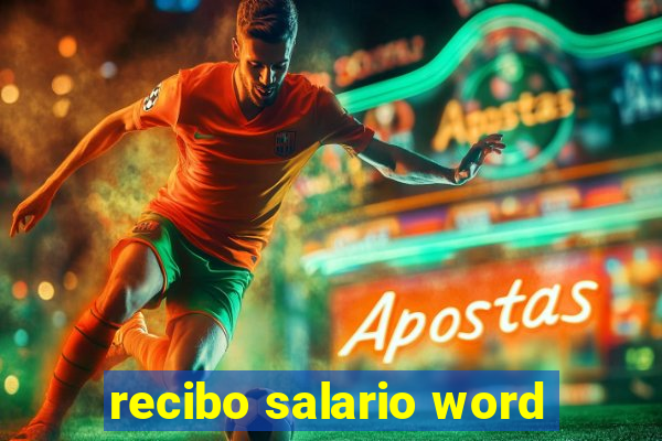 recibo salario word